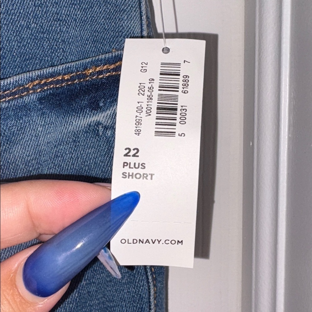 Old navy Kicker Boot Cut Jeans Blue Size 22 - Picture 3 of 5